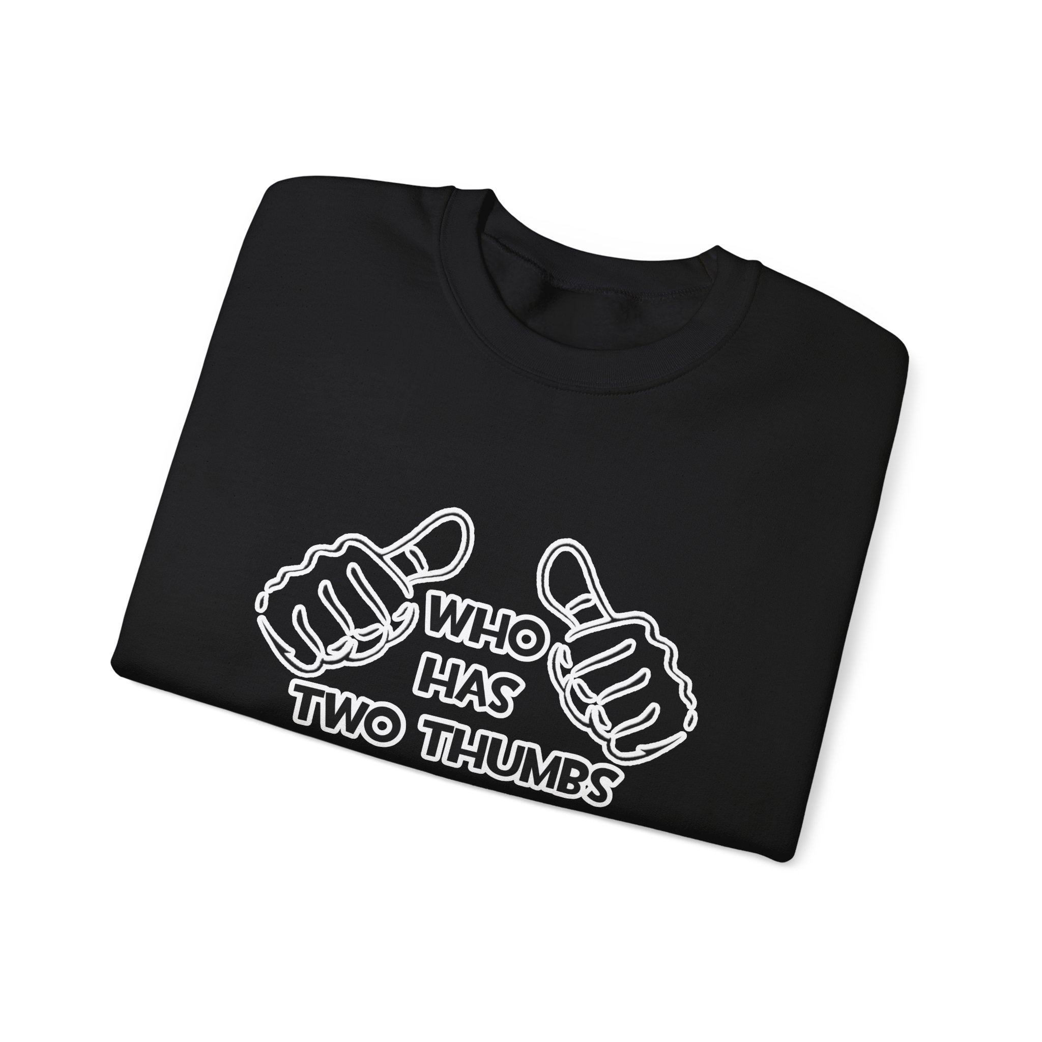 Two Thumbs and Loves Being an Astronomer - Unisex Heavy Blend™ Crewneck Sweatshirt
