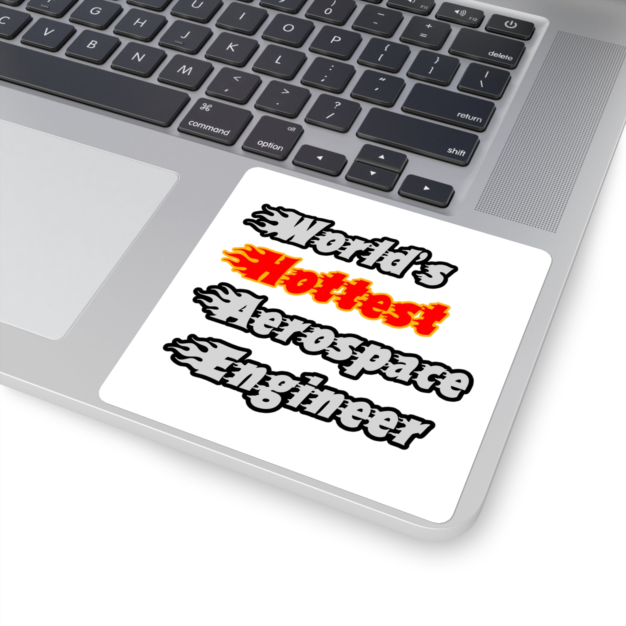 World's Hottest Aerospace Engineer - Square Stickers