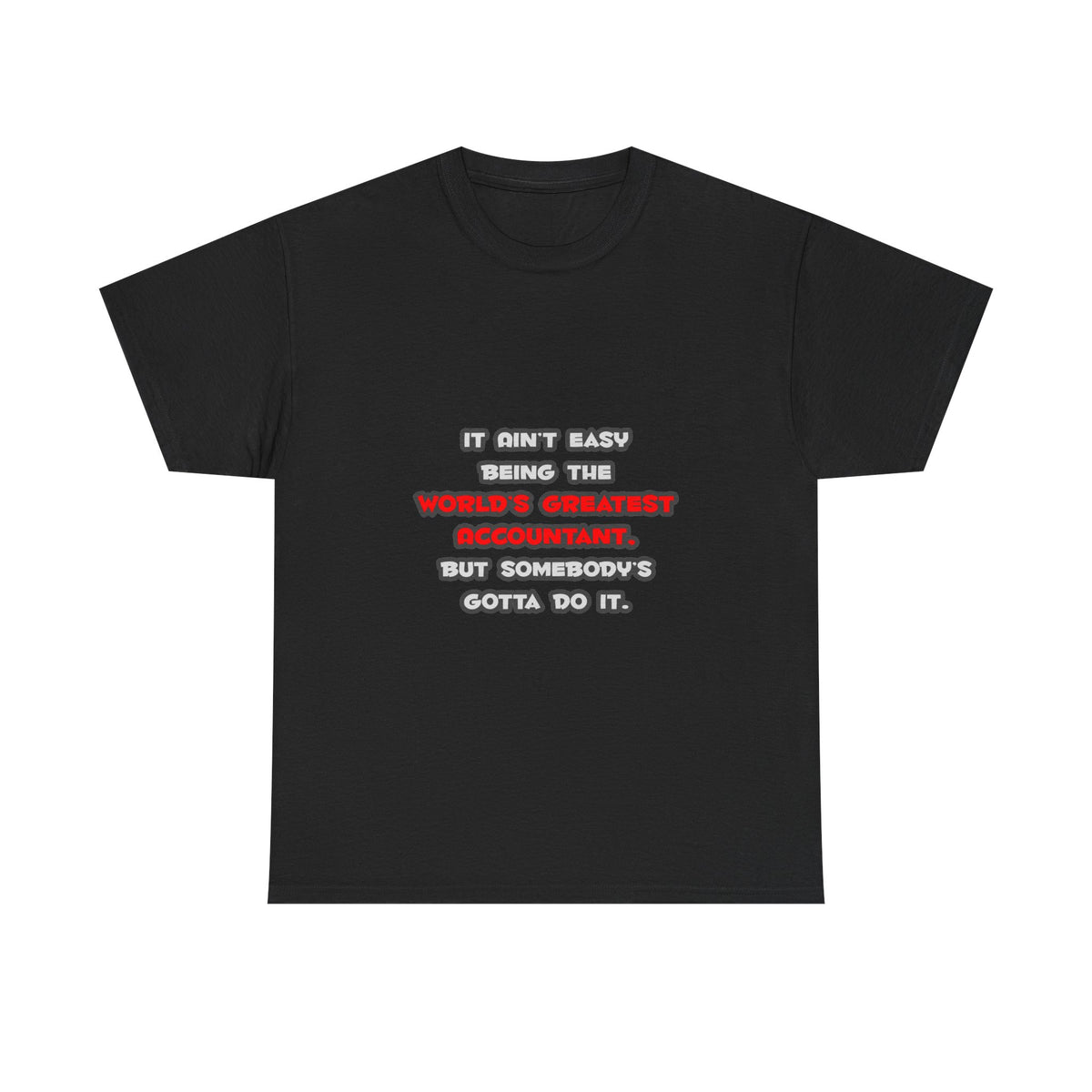 World's Greatest Accountant Joke - Unisex Heavy Cotton Tee