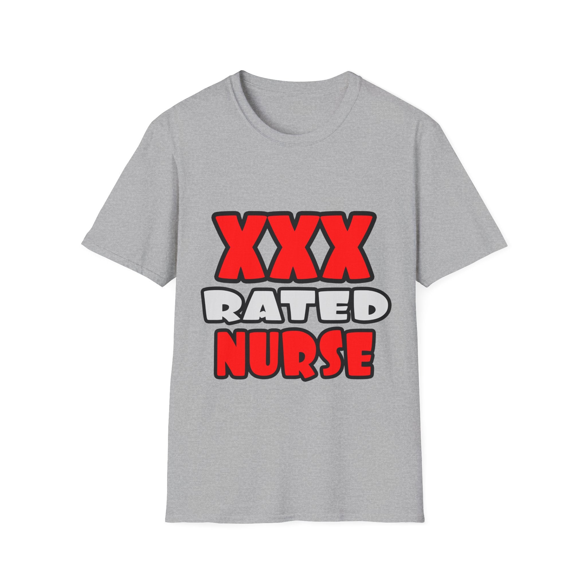 XXX Rated Nurse - Unisex Softstyle T-Shirt
