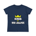 King of Risk Analysis - Women's Midweight Cotton Tee