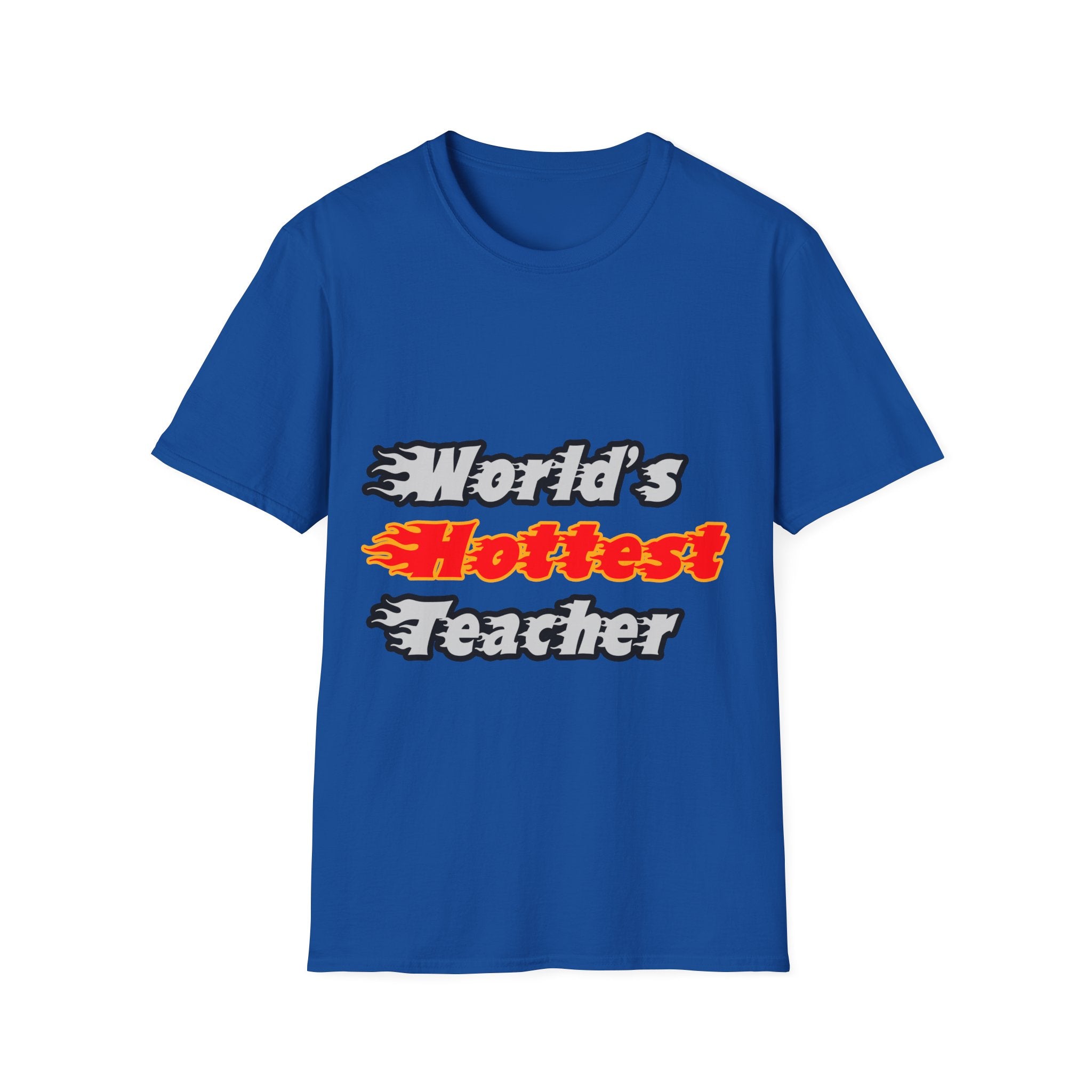 World's Hottest Teacher - Unisex Softstyle T-Shirt