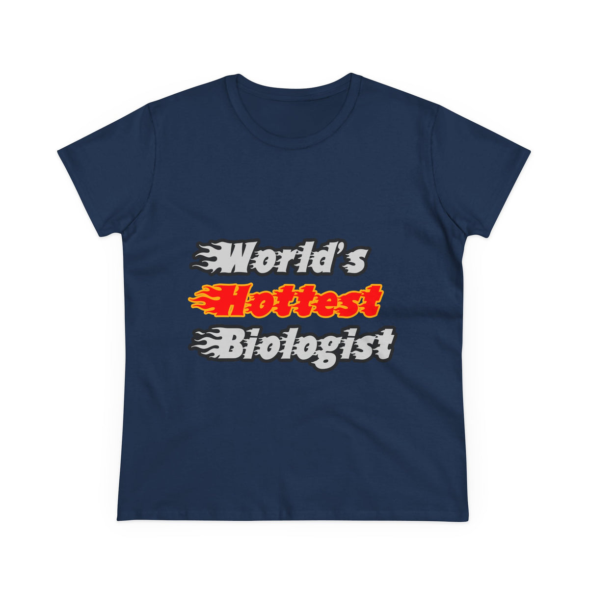 World's Hottest Biologist - Women's Midweight Cotton Tee