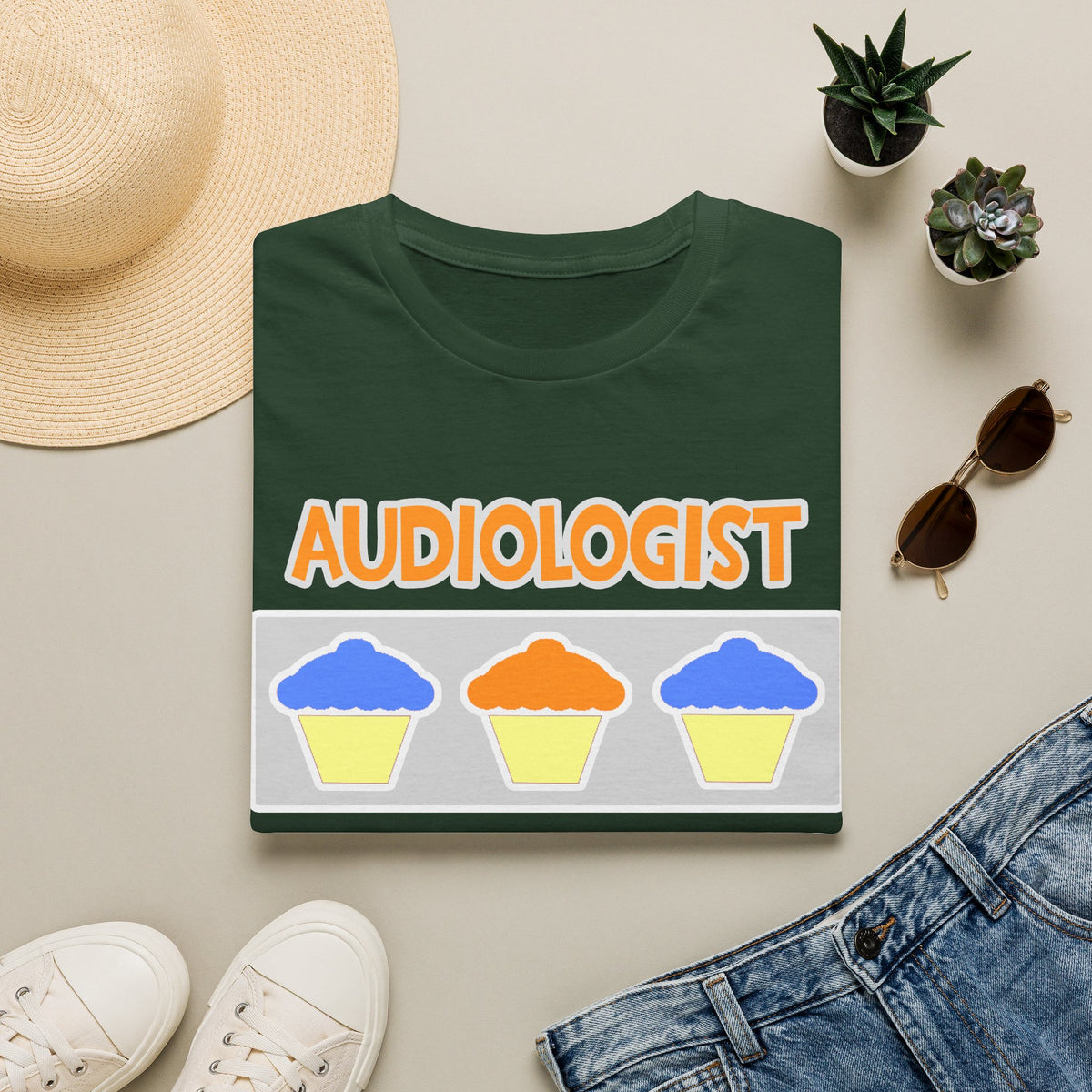 Audiologist ... Will Work For Cupcakes - Unisex Softstyle T-Shirt