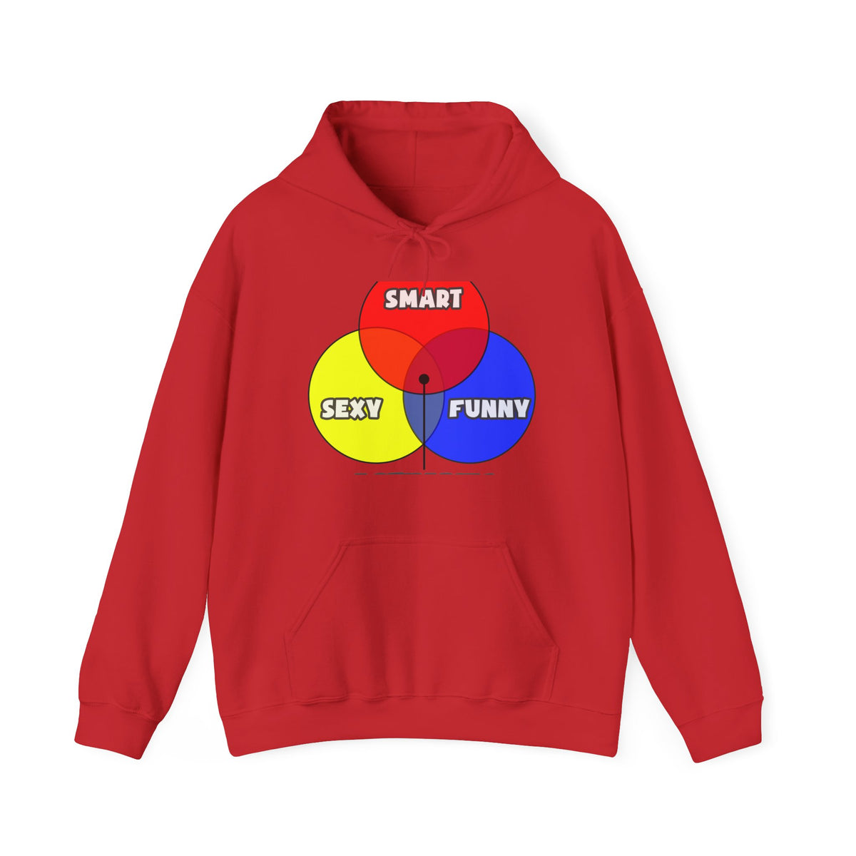 Venn Diagram .. Actuaries - Unisex Heavy Blend™ Hooded Sweatshirt