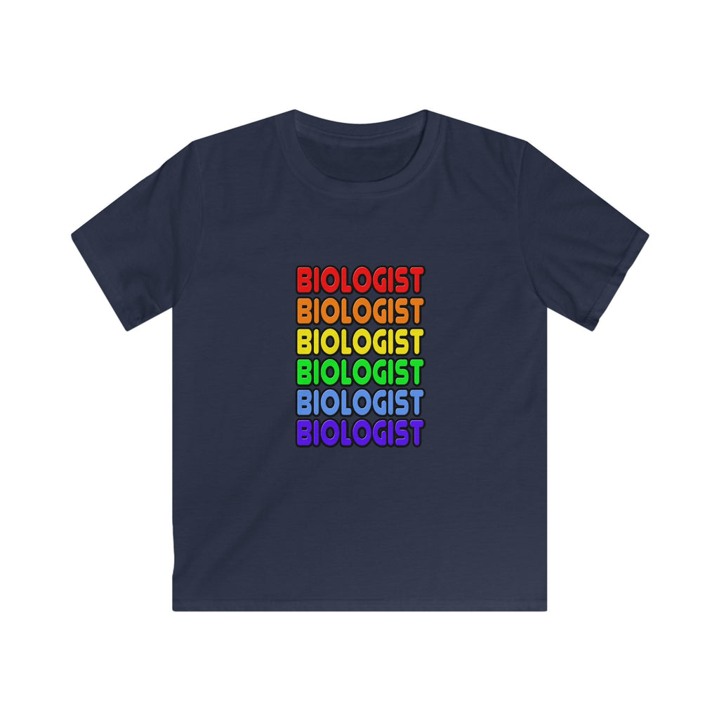 Rainbow Biologist - Kids Softstyle Tee