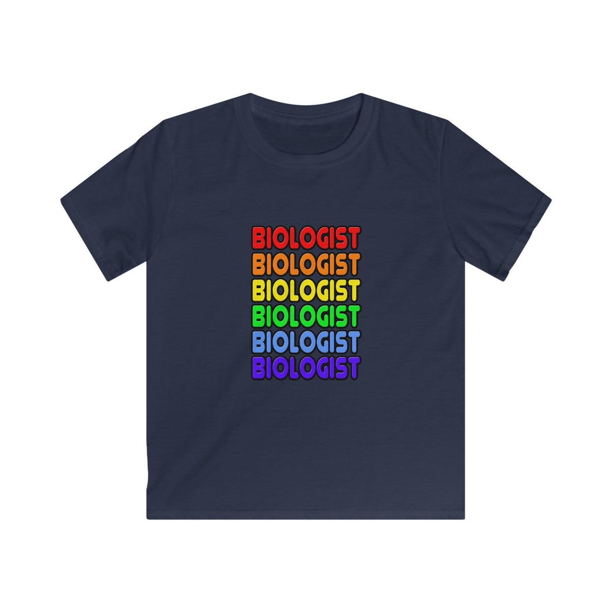 Rainbow Biologist - Kids Softstyle Tee