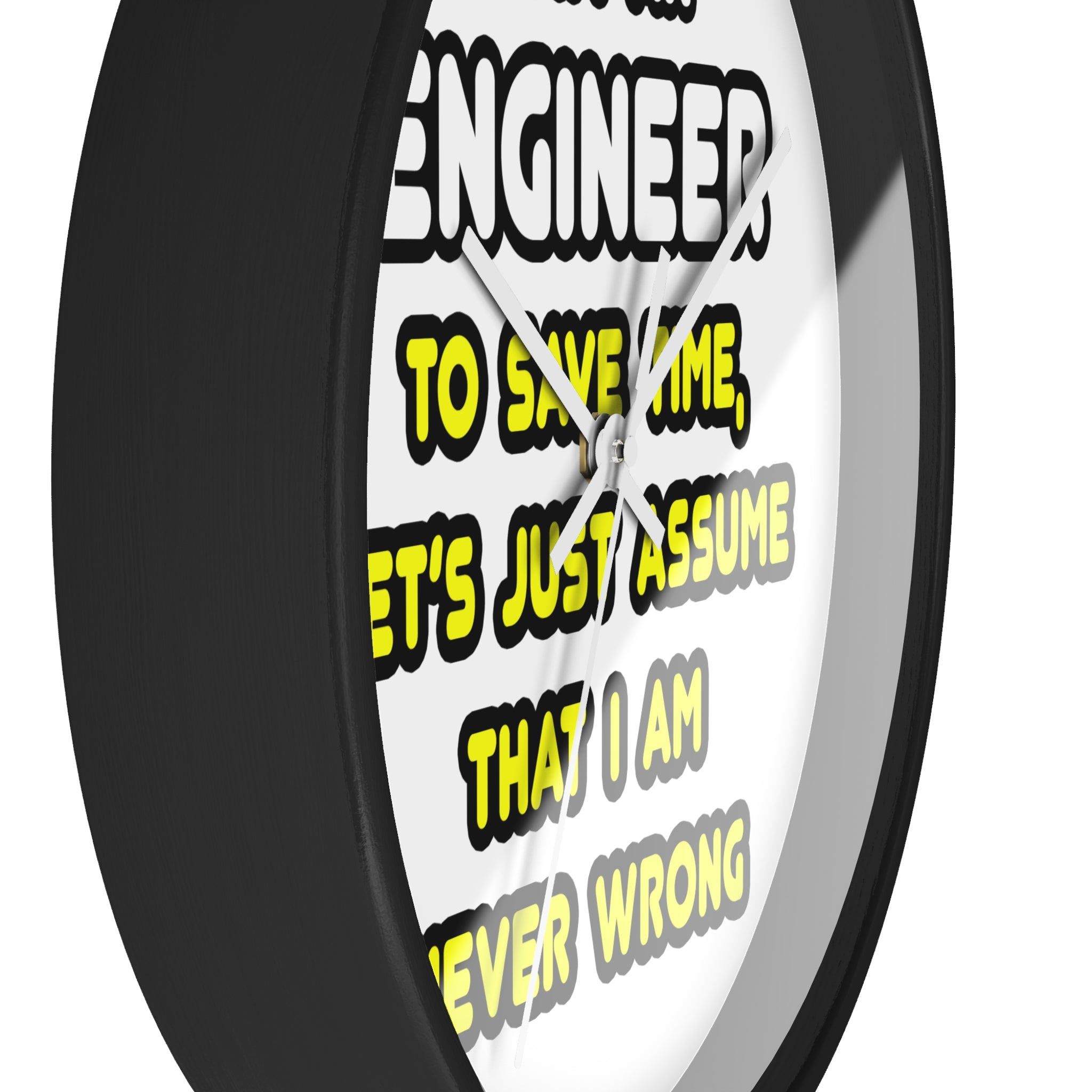 Funny Engineer T Shirts and Gifts - Wall Clock