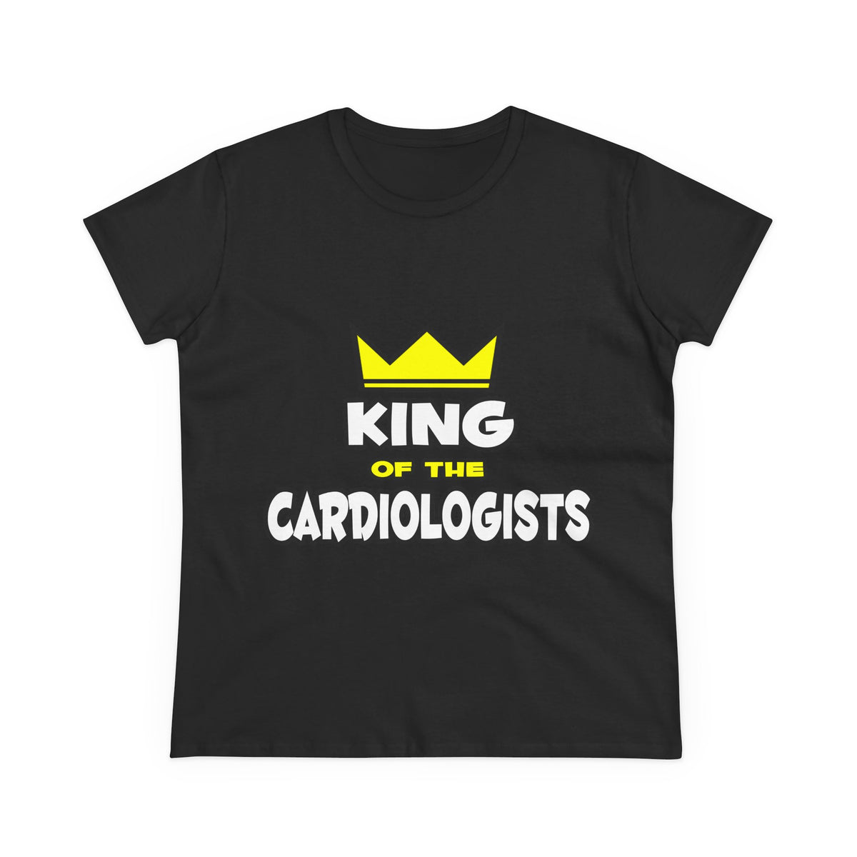 King of the Cardiologists - Women's Midweight Cotton Tee
