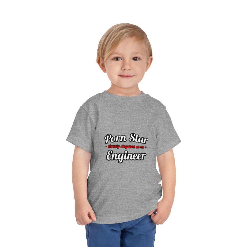 Porn Star...Engineer - Toddler Short Sleeve Tee
