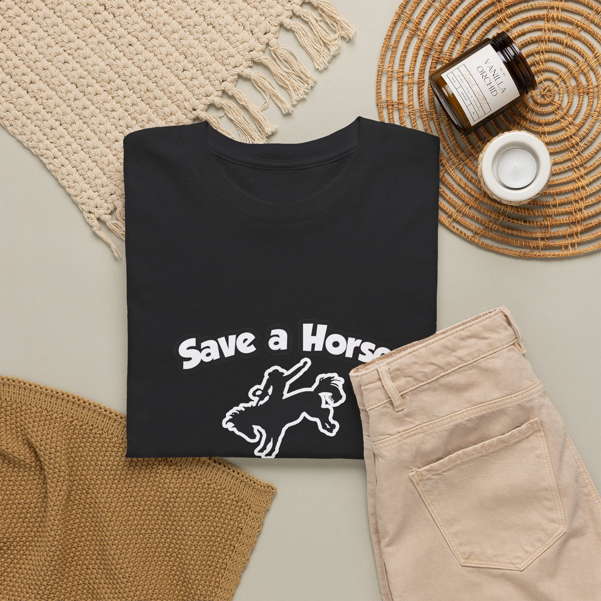 Save a Horse .. Ride a Doctor - Unisex Heavy Cotton Tee