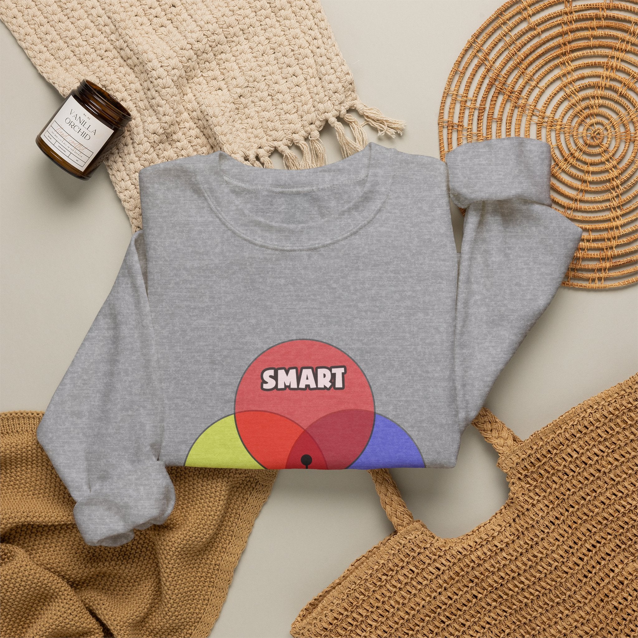 Venn Diagram .. Administrative Assistants - Unisex Heavy Blend™ Crewneck Sweatshirt