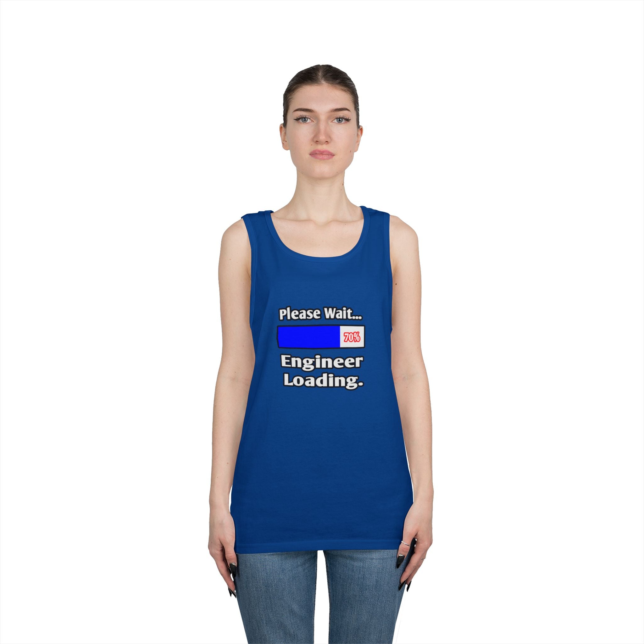 Please Wait...Engineer Loading - Unisex Heavy Cotton Tank Top