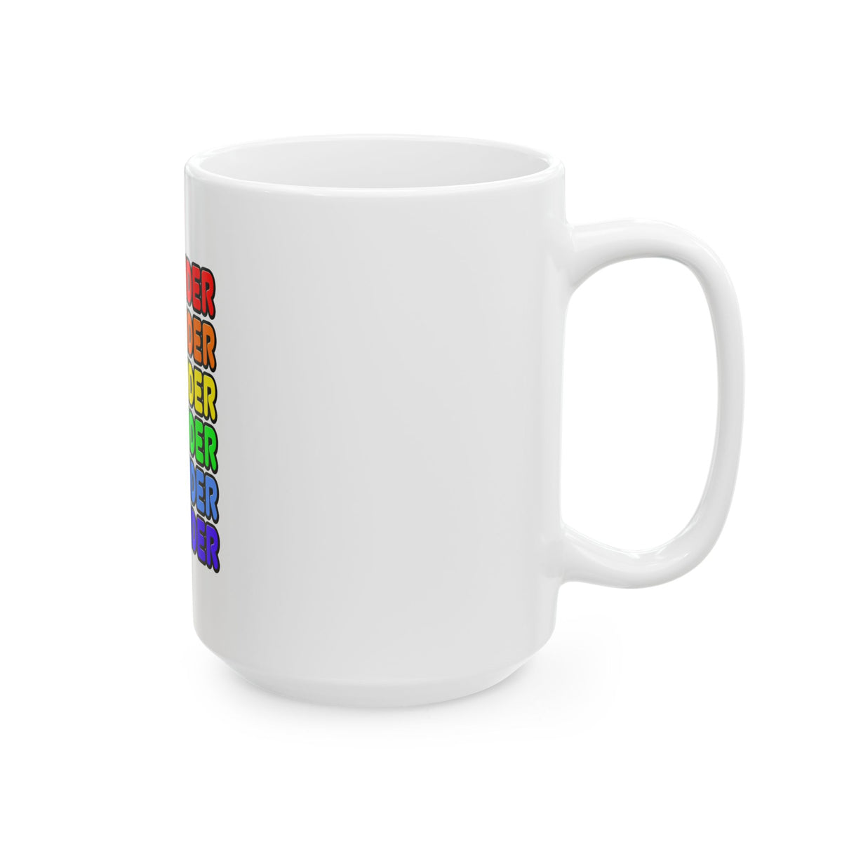 Rainbow Bartender - Ceramic Mug, (11oz, 15oz)