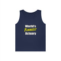 World's Funniest Actuary - Unisex Heavy Cotton Tank Top