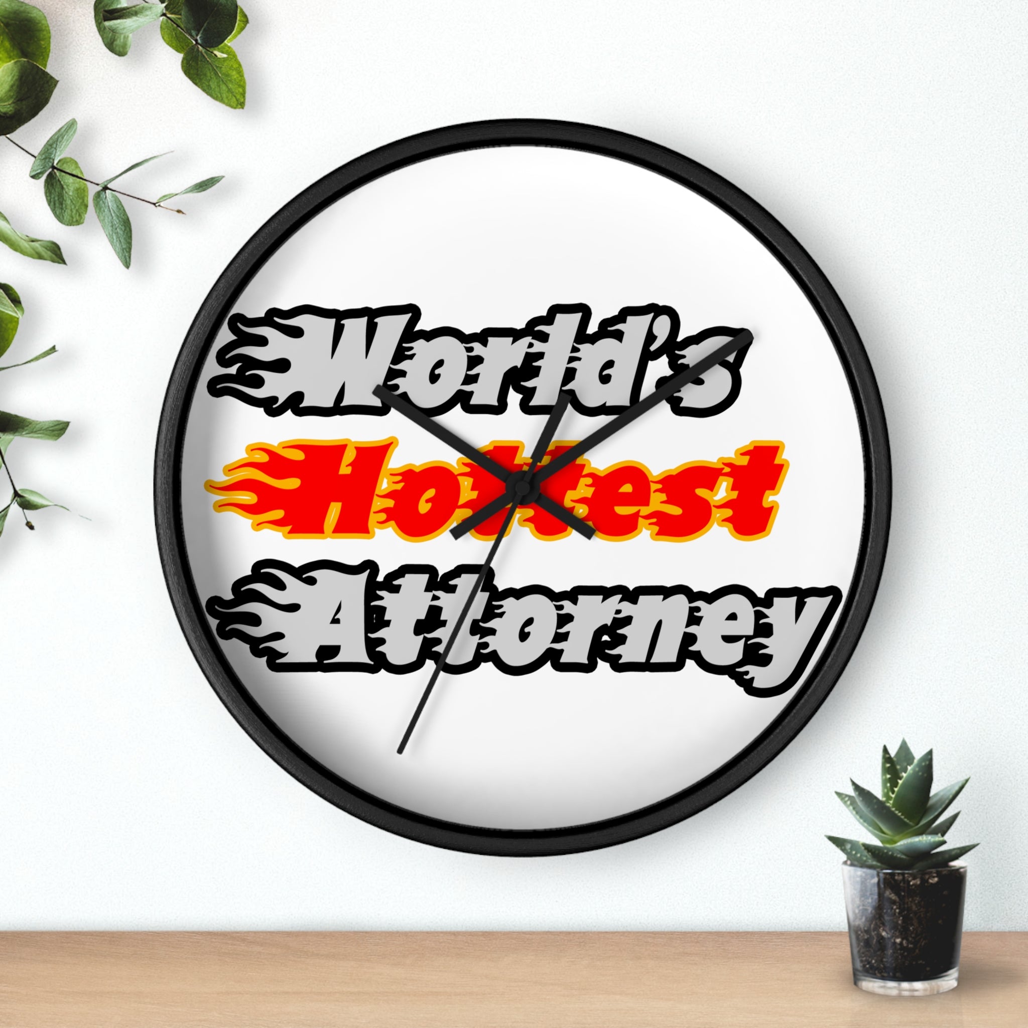 World's Hottest Attorney - Wall Clock