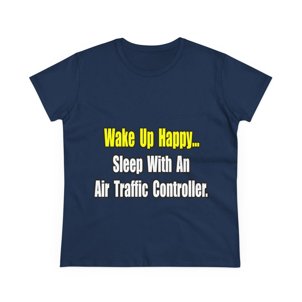 Sleep With An Air Traffic Controller - Women's Midweight Cotton Tee
