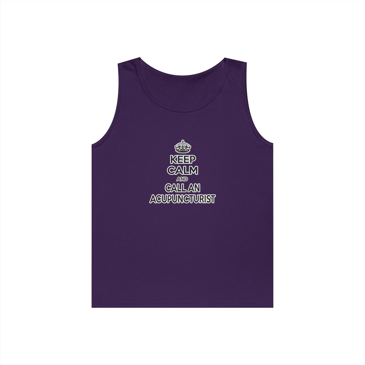 Keep Calm and Call an Acupuncturist - Unisex Heavy Cotton Tank Top