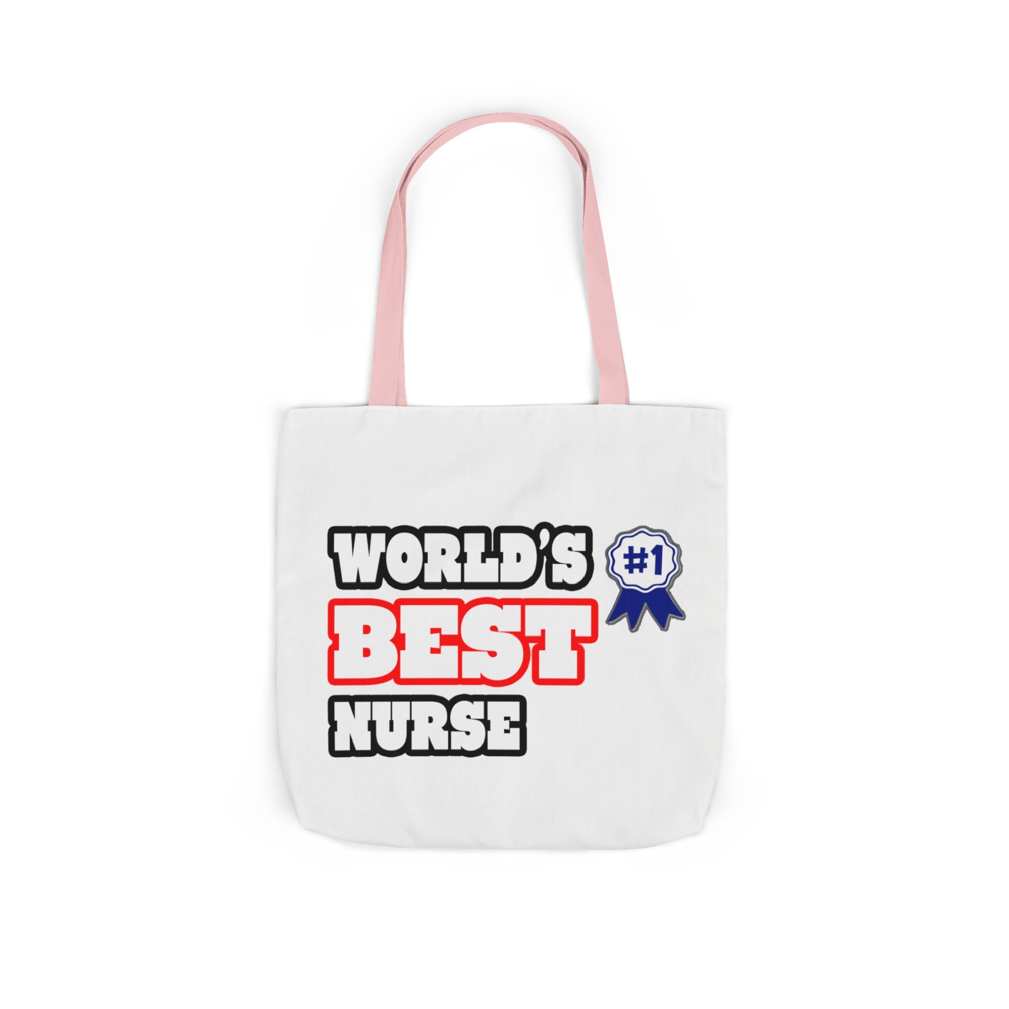 World's Best Nurse - Canvas Tote Bag, 5-Color Straps