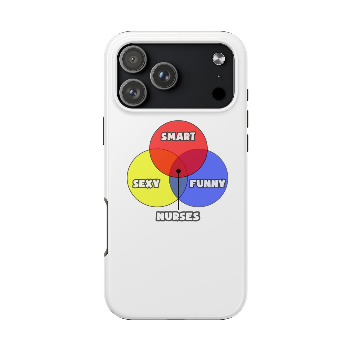 Venn Diagram .. Nurses - Tough Phone Cases