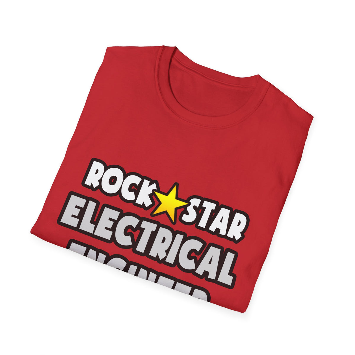 Rock Star Electrical Engineer - Unisex Softstyle T-Shirt