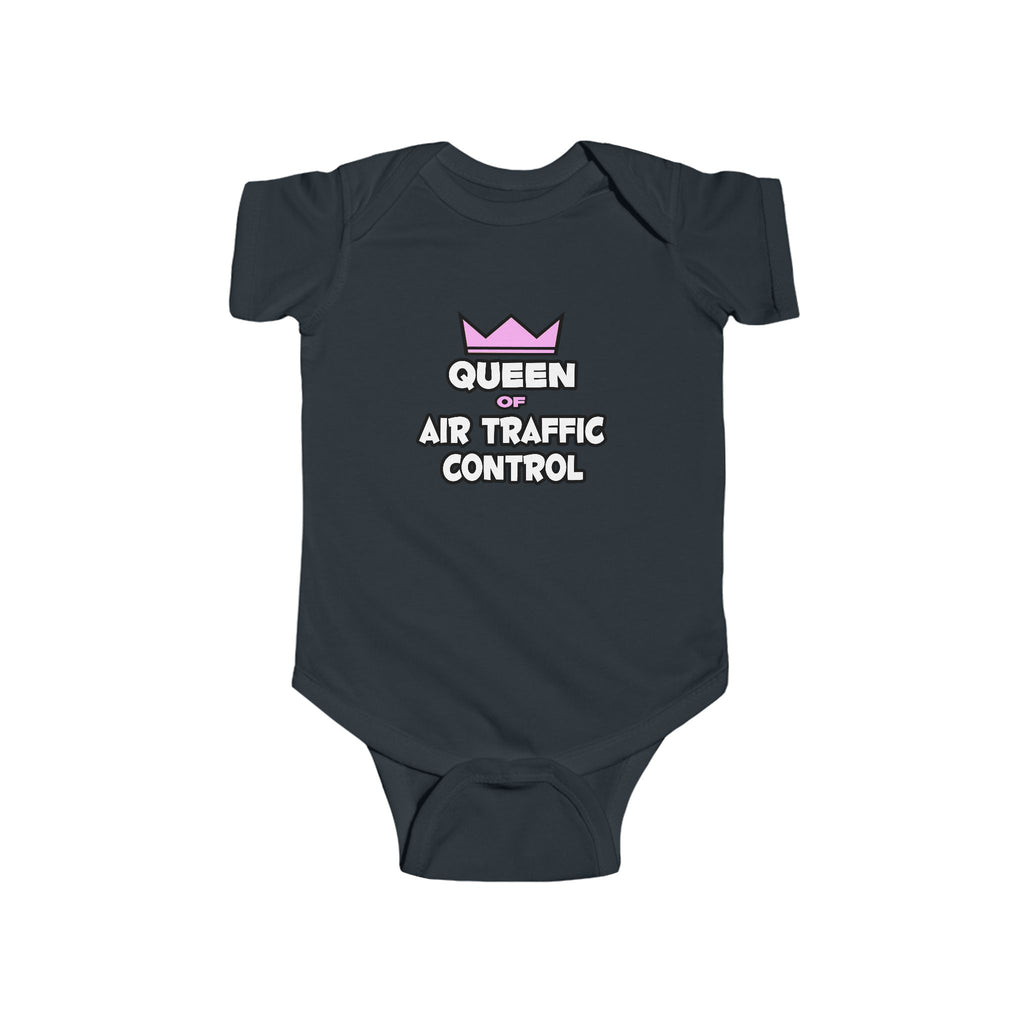 Queen of Air Traffic Control - Infant Fine Jersey Bodysuit