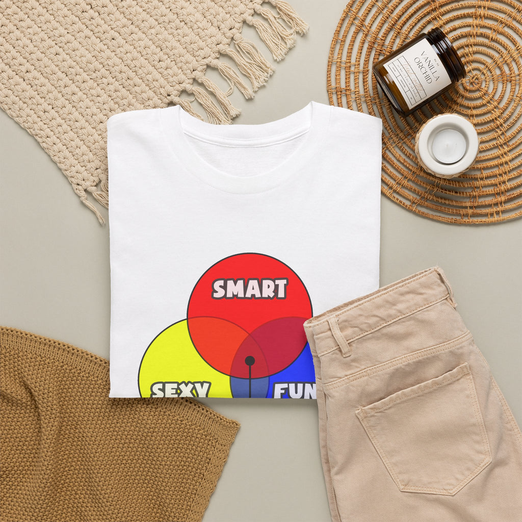 Venn Diagram .. Electrical Engineers - Unisex Heavy Cotton Tee