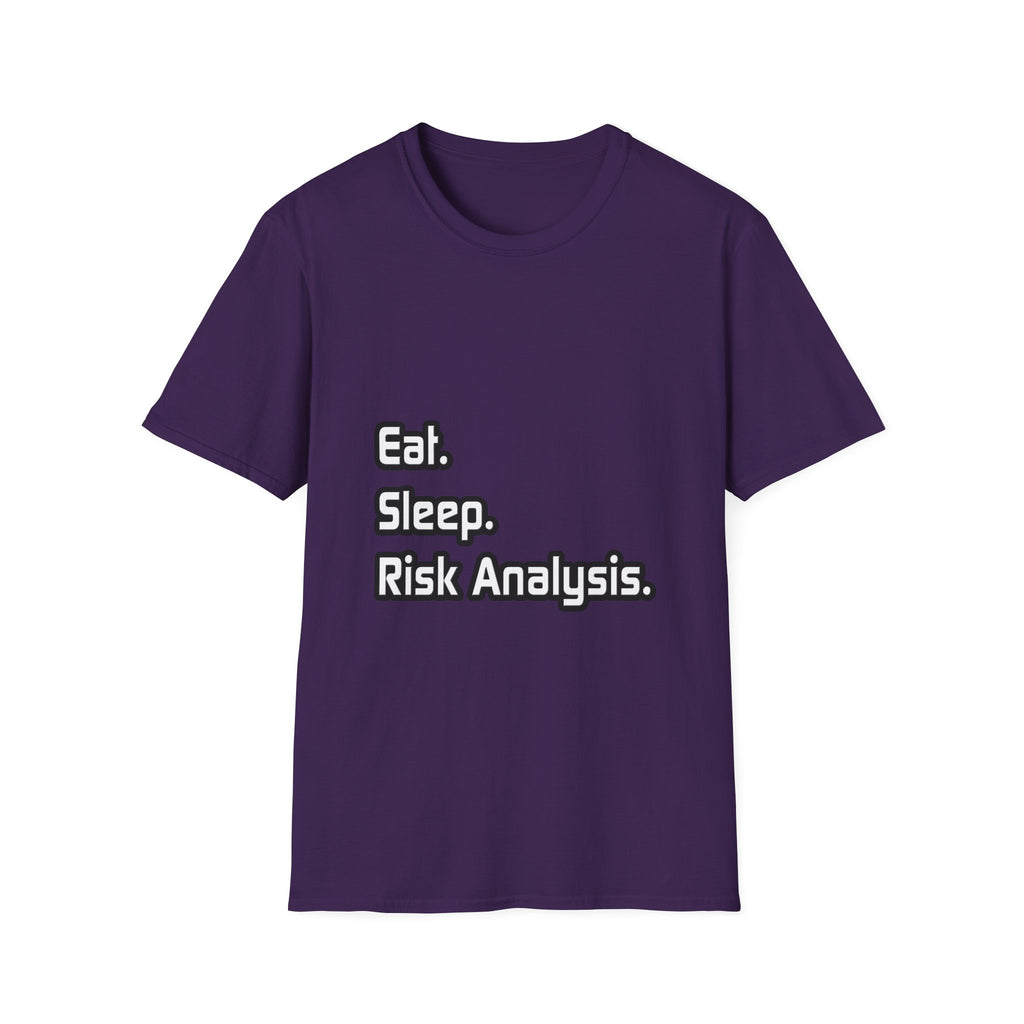 Eat. Sleep. Risk Analysis - Unisex Softstyle T-Shirt