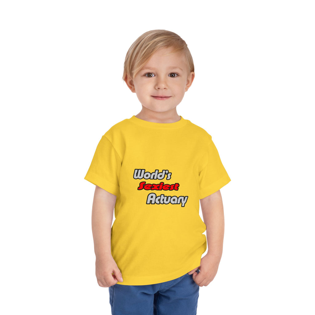 World's Sexiest Actuary - Toddler Short Sleeve Tee