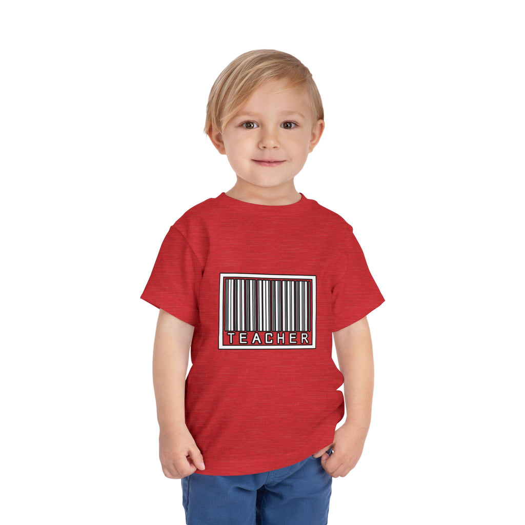Barcode Teacher - Toddler Short Sleeve Tee