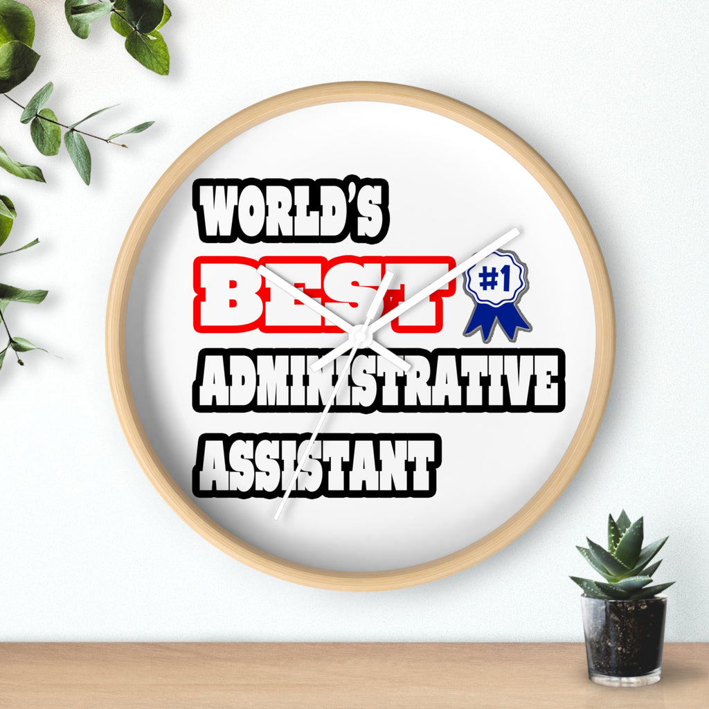 World's Best Administrative Assistant - Wall Clock