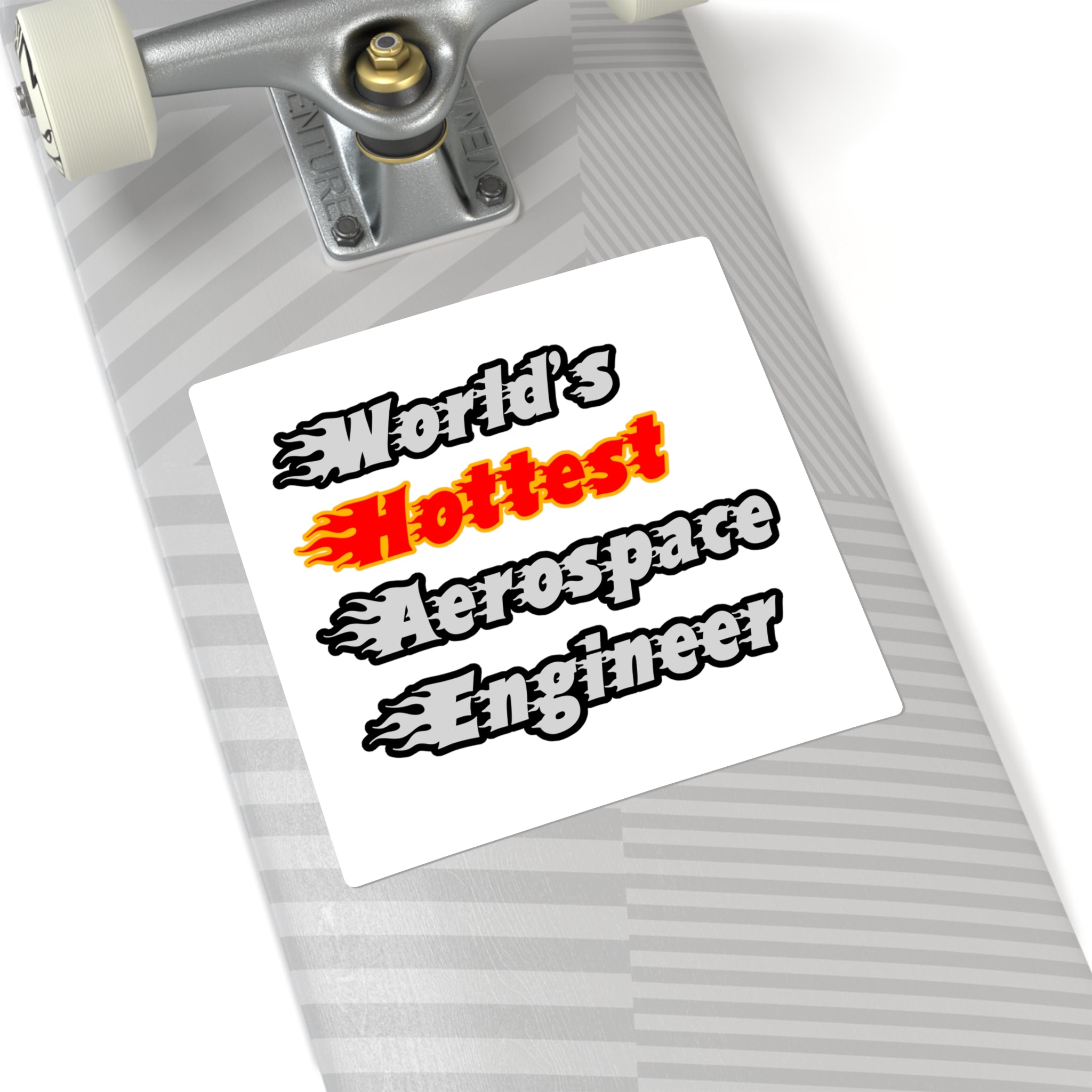 World's Hottest Aerospace Engineer - Square Stickers
