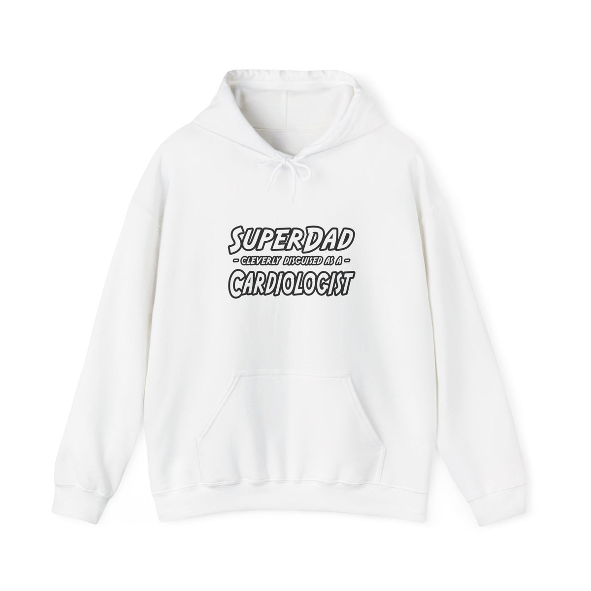 SuperDad...Cardiologist - Unisex Heavy Blend™ Hooded Sweatshirt