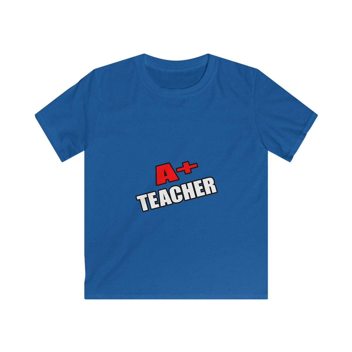 a plus teacher - Kids Softstyle Tee
