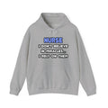 Nurse Hoodie - "Nurse I Don't Believe in Miracles... I Rely on Them" Clinical Humor Pullover