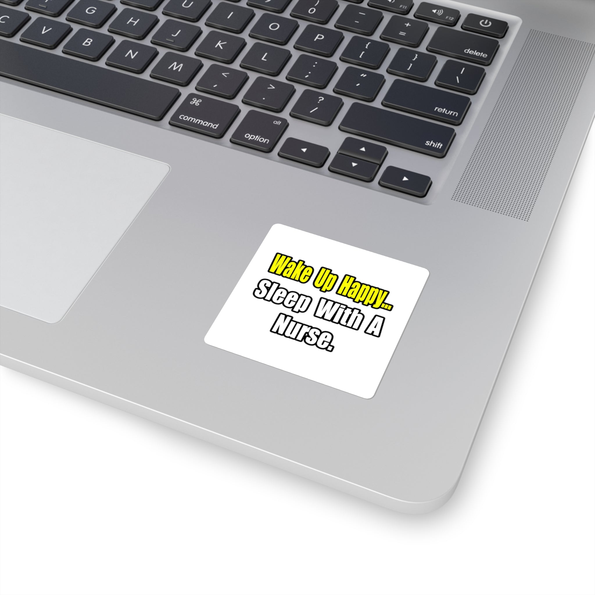 Sleep With a Nurse - Square Stickers