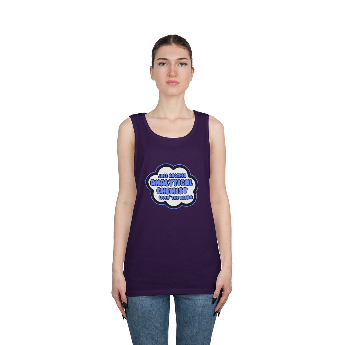 Analytical Chemist .. Livin' The Dream - Unisex Heavy Cotton Tank Top