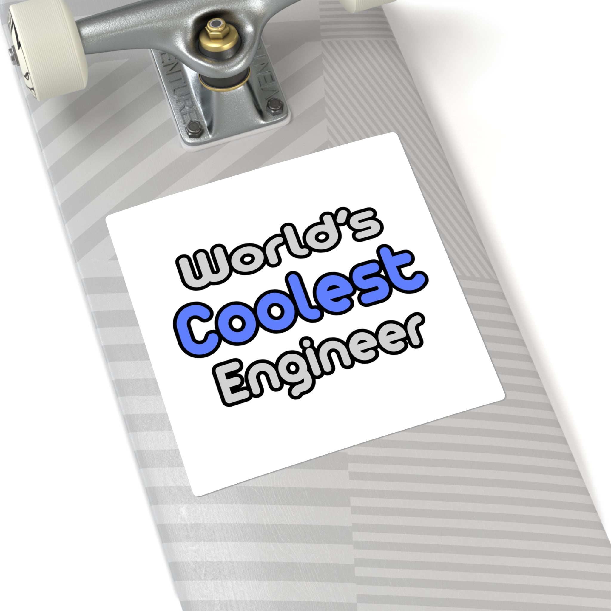 World's Coolest Engineer - Square Stickers