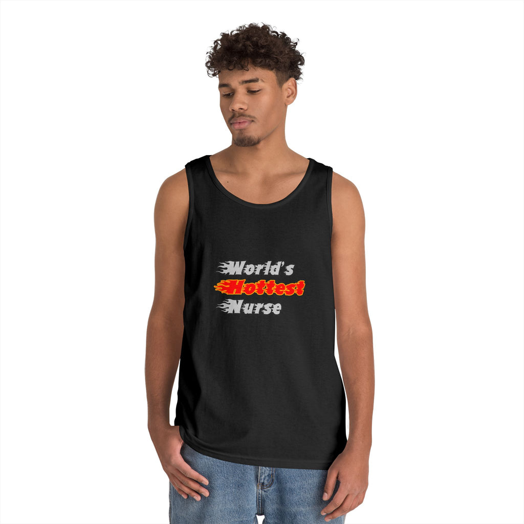 World's Hottest Nurse - Unisex Heavy Cotton Tank Top