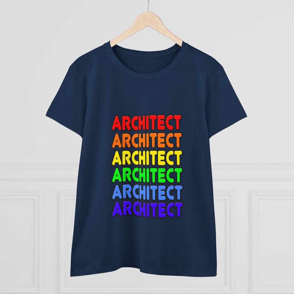 Rainbow Architect - Women's Midweight Cotton Tee