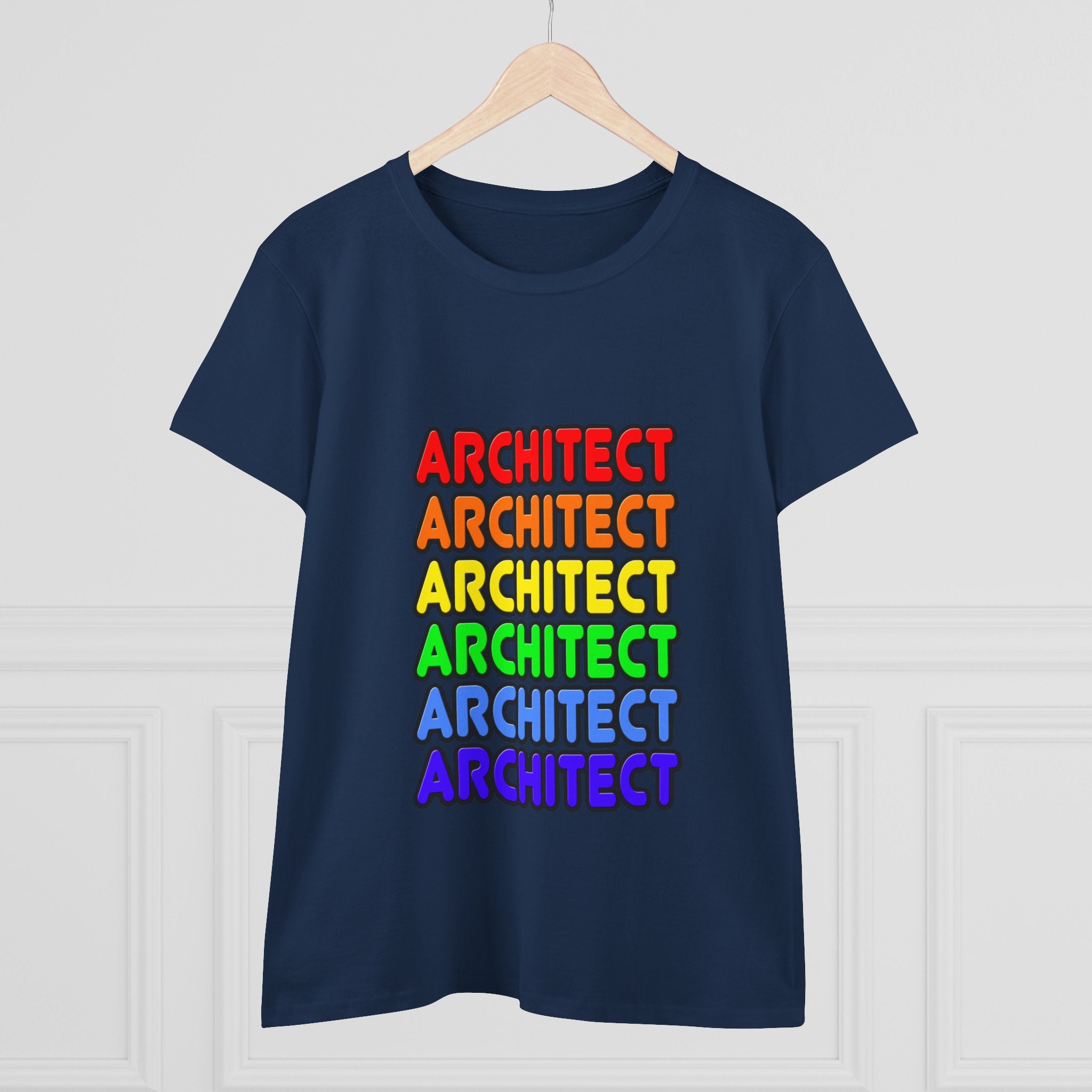 Rainbow Architect - Women's Midweight Cotton Tee