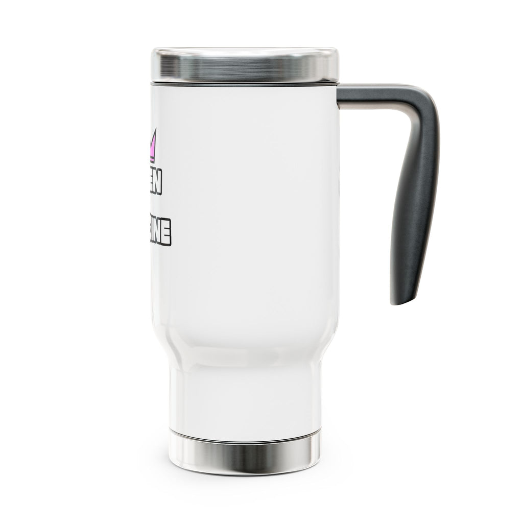 Queen of Medicine - Stainless Steel Travel Mug with Handle, 14oz