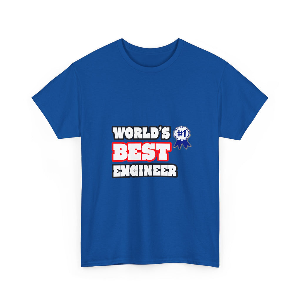 World's Best Engineer - Unisex Heavy Cotton Tee