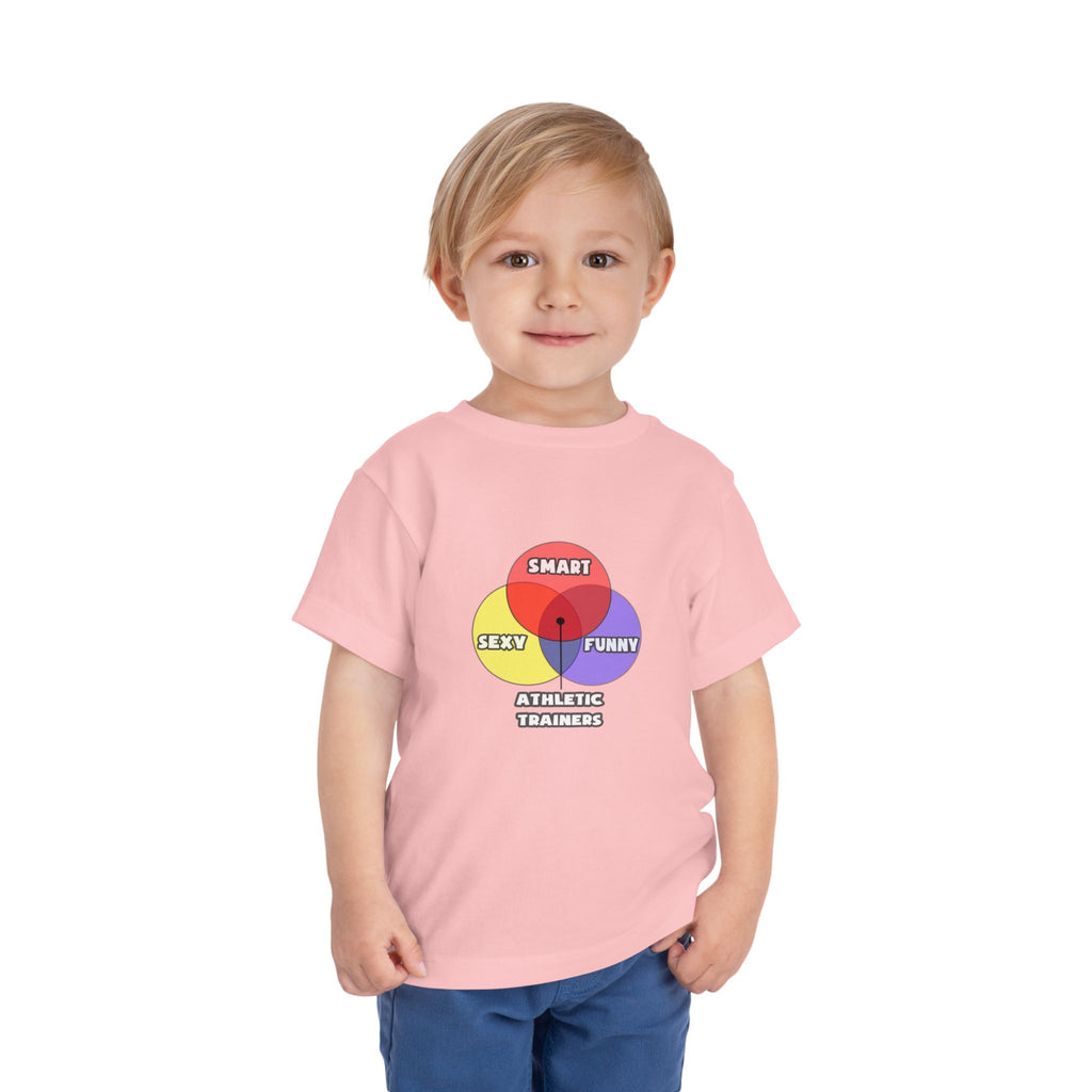 Venn Diagram .. Athletic Trainers - Toddler Short Sleeve Tee