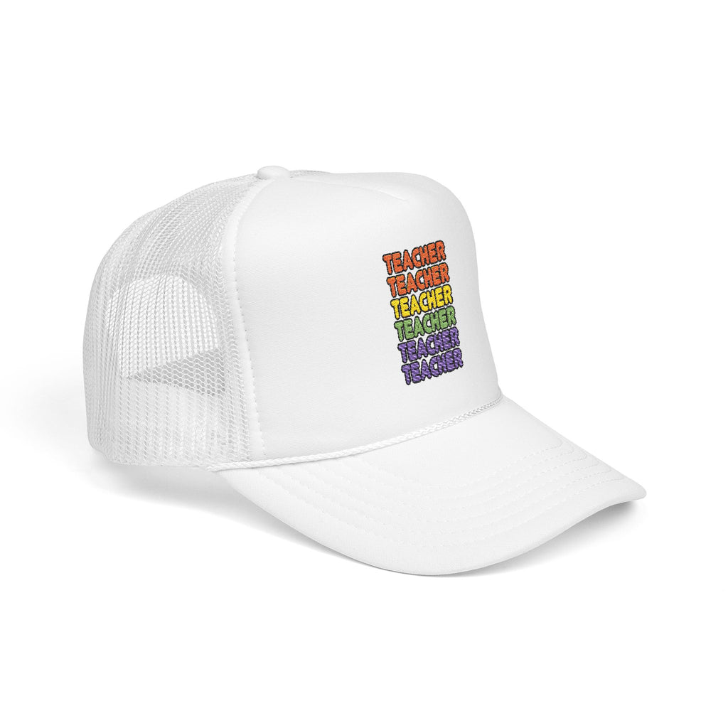 Rainbow Teacher - Foam Trucker Hat