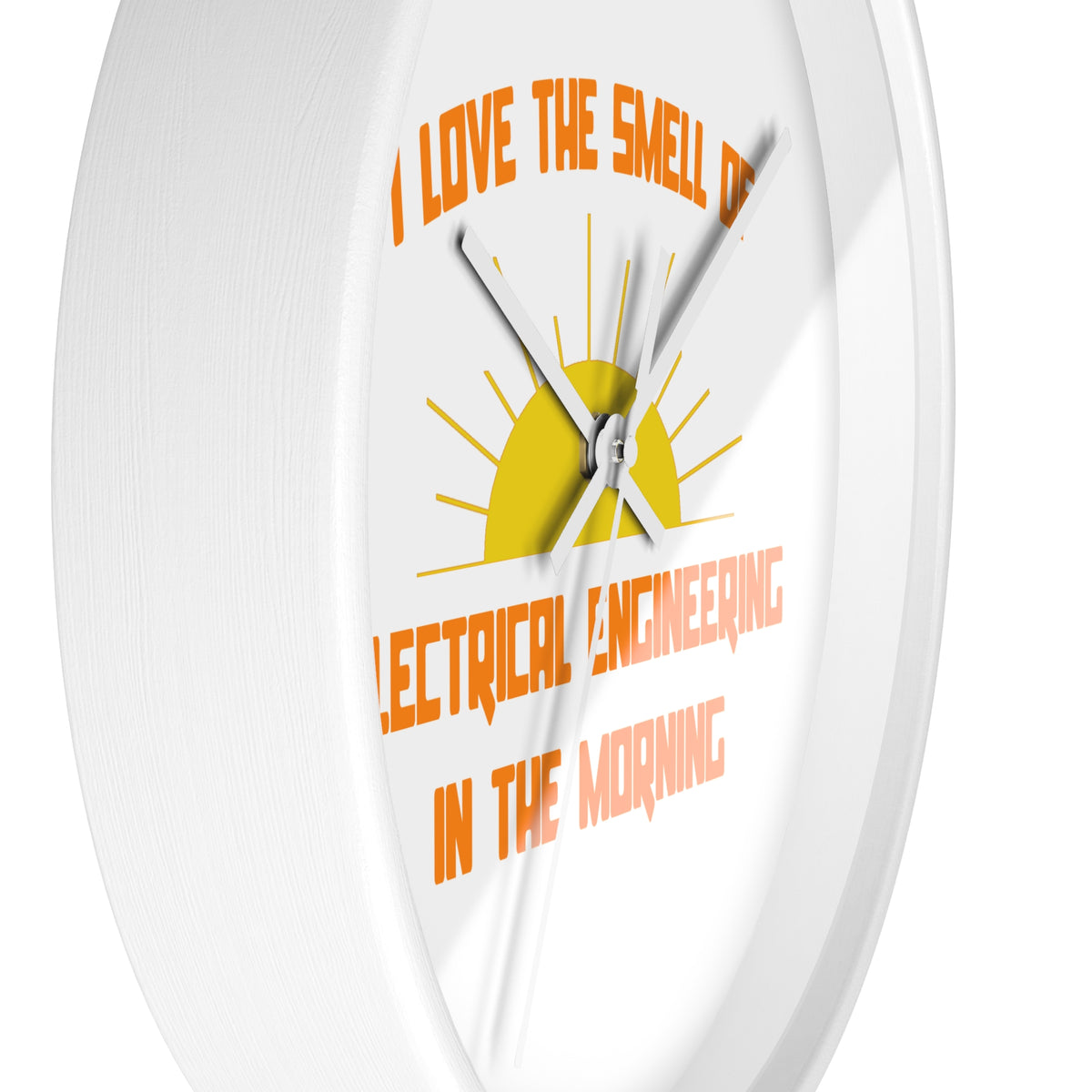 Smell of Electrical Engineering in the Morning - Wall Clock
