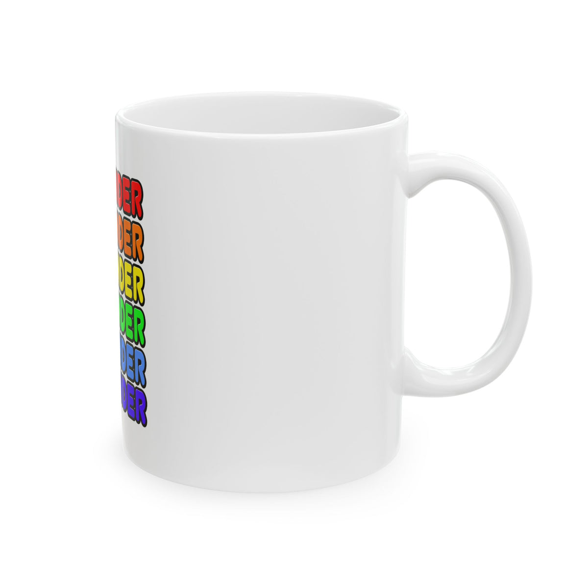 Rainbow Bartender - Ceramic Mug, (11oz, 15oz)