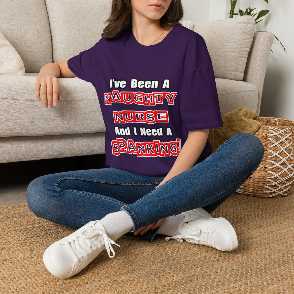 Naughty Nurse...Need a Spanking - Unisex Softstyle T-Shirt