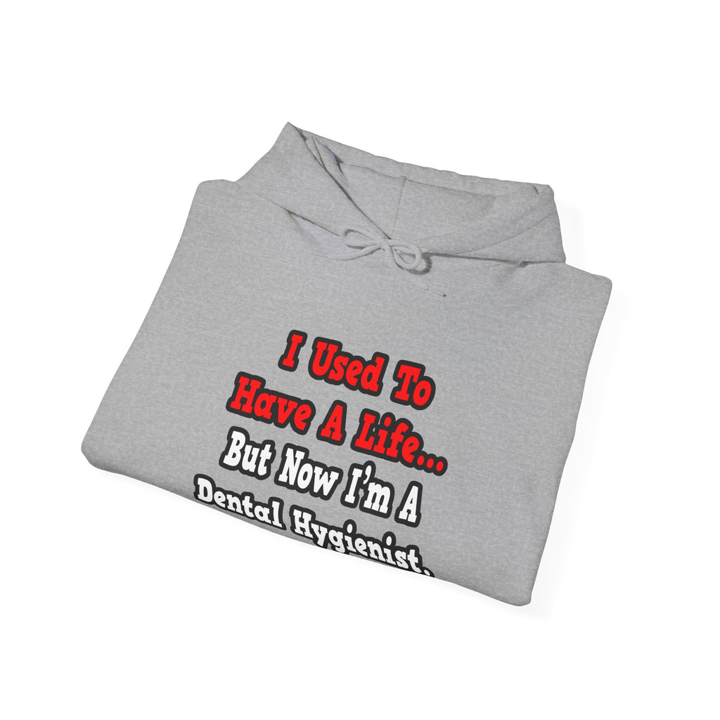 I Used to Have a Life...Dental Hygienist - Unisex Heavy Blend™ Hooded Sweatshirt