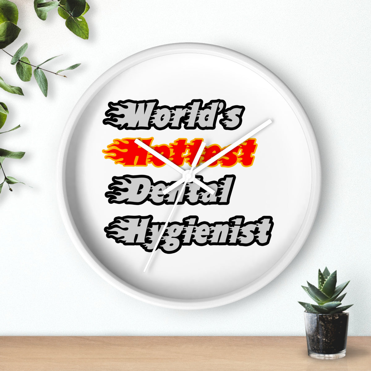 World's Hottest Dental Hygienist - Wall Clock